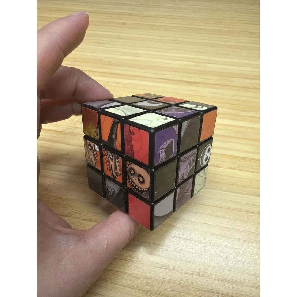Nightmare Before Christmas Rubik's Cube 3x3‎ USAopoly Disney Loose Used